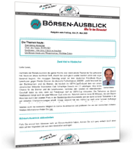 Börsennewsletter | Börsen-Ausblick | kostenlos