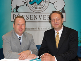 Thomas M&uuml;ller und Prof. Dr. Max Otte